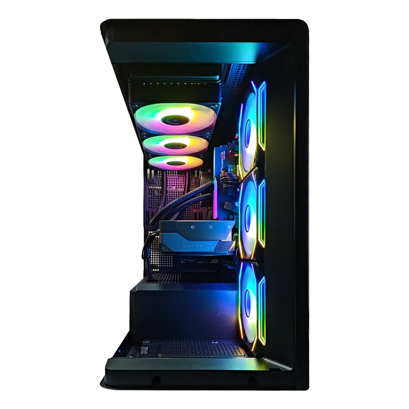 Sophos D300 Black Desktop Gaming PC | AMD Ryzen 7 7700 | 32GB RAM | 1TB SSD | with WiFi + Bluetooth | RX 9070 XT OC | Windows 11 Pro