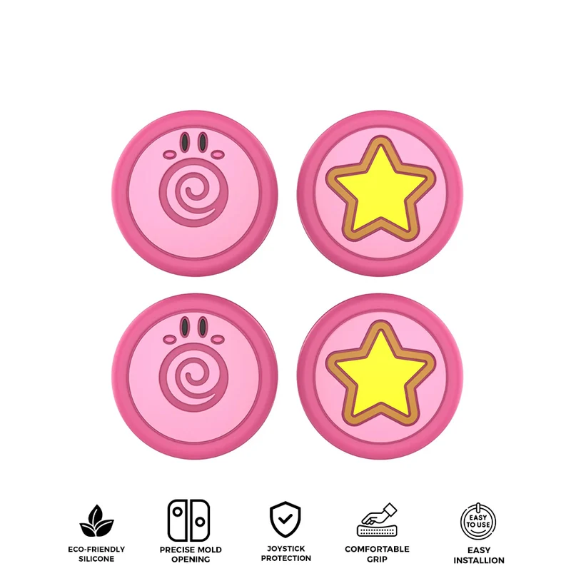IINE Kirby Joystick Caps for Nintendo Switch 2 (Pink/Yellow) (L1148)