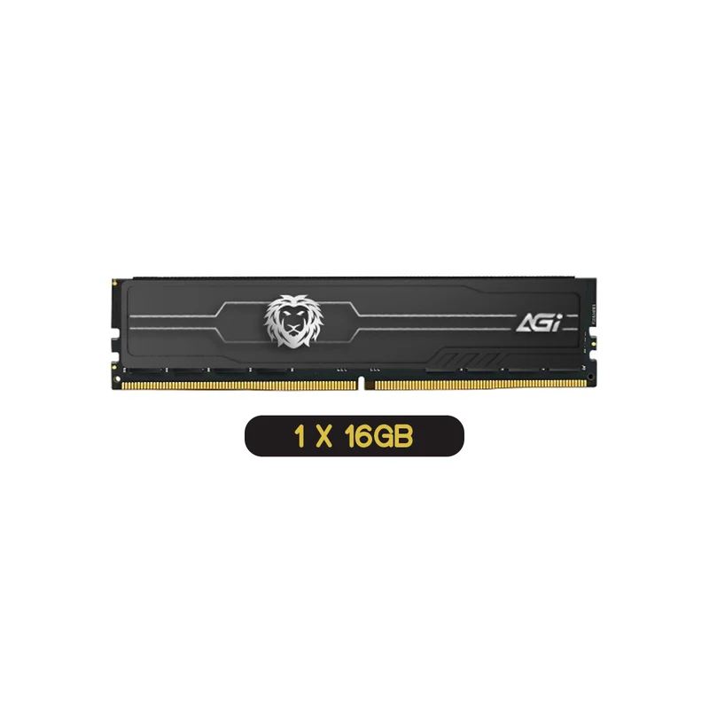 AGI Gear DDR4 3200MHz CL22 UDIMM Desktop Memory (8GB, 16GB)