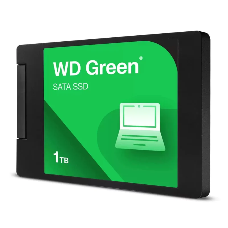 WD Green SATA 6GB/s SSD 2.5"/7mm Cased - 1TB (WDS100T5G0A-00CPT0)
