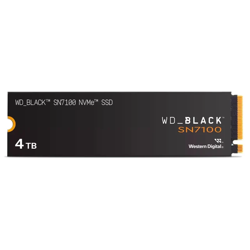 WD Black SN7100 4TB NVMe PCIe Gen 4.0 M.2 2280 7000MB/s Read Speed Internal Gaming SSD (WDS400T4X0E)