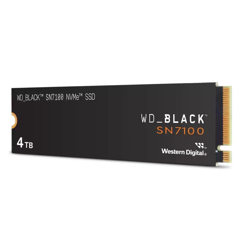WD Black SN7100 4TB NVMe PCIe Gen 4.0 M.2 2280 7000MB/s Read Speed Internal Gaming SSD (WDS400T4X0E)