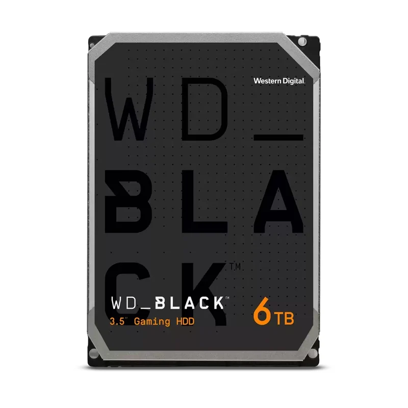 WD Black 6TB 7200 RPM 256MB Cache CMR 3.5" SATA Gaming Hard Drive - up to 267MB/s Transfer Rate (WD6004FZBX)