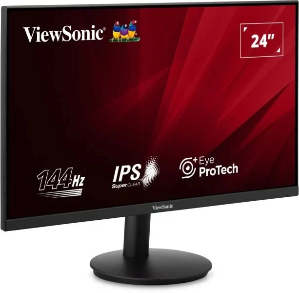 ViewSonic VA24G1-H 24" FHD (1920x1080) 144Hz IPS Monitor 1ms Response Time With Tilt Adjustment