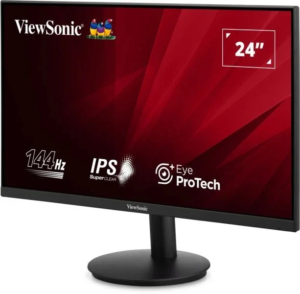 ViewSonic VA24G1-H 24" FHD (1920x1080) 144Hz IPS Monitor 1ms Response Time With Tilt Adjustment