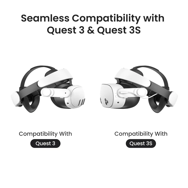 Kiwi Design H4 Boost Halo Battery Head Strap for Meta Quest 3/3S (QS03B)