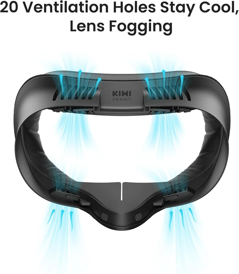 Kiwi Design V4 Ventilation Facial Interface for Meta Quest 3S (Q2-5P)