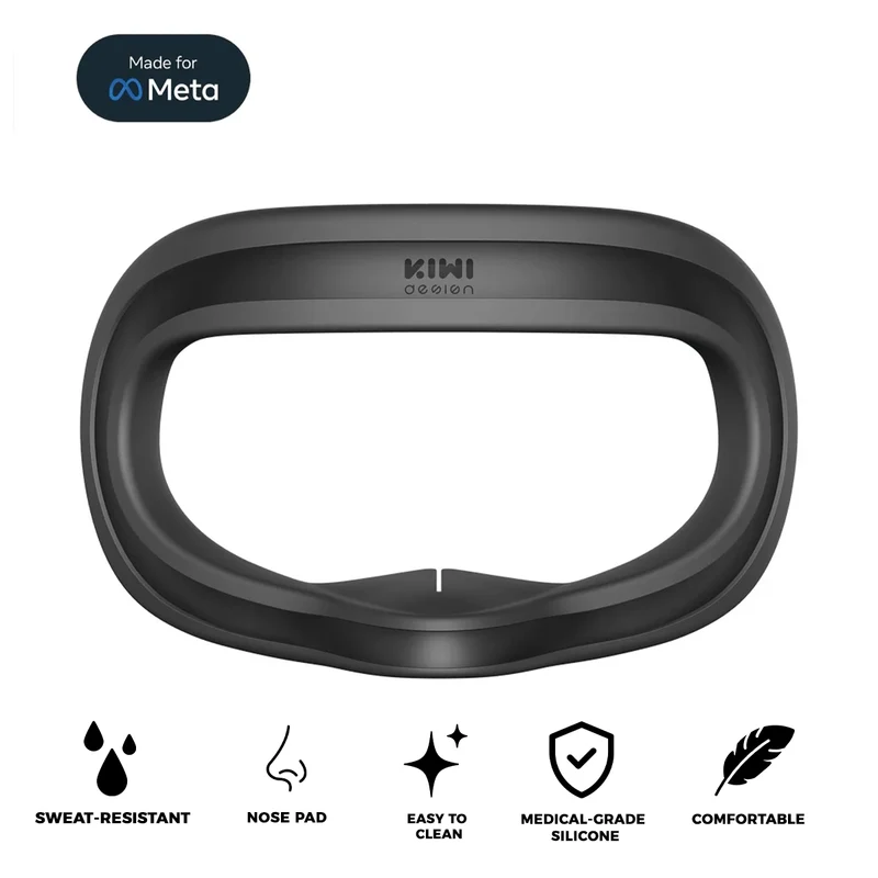 Kiwi Design F4 Silicone Facial Cover for Meta Quest 3S (Q7-2P)