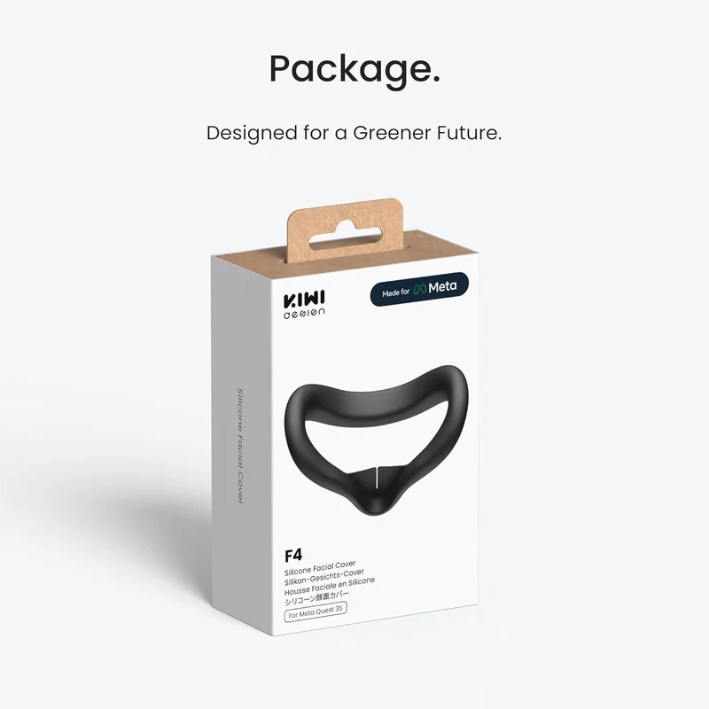 Kiwi Design F4 Silicone Facial Cover for Meta Quest 3S (Q7-2P)