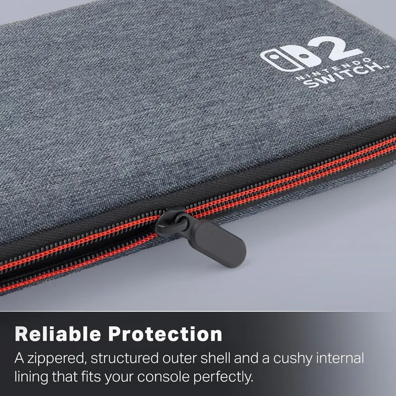 PowerA Slim Case for Nintendo Switch 2 (Dark Heather Grey)