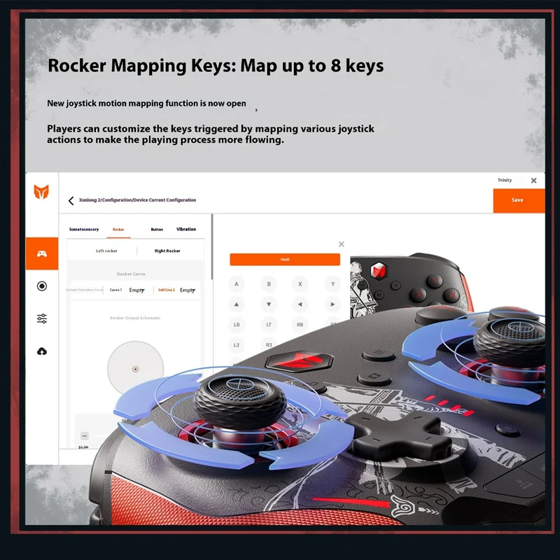 Bigbig Won Mojhon Blitz 2 TMR Dynasty Warriors Origins Limited Edition Wireless Gaming Controller for Win 10&11 / Nintendo Switch / Android / iOS