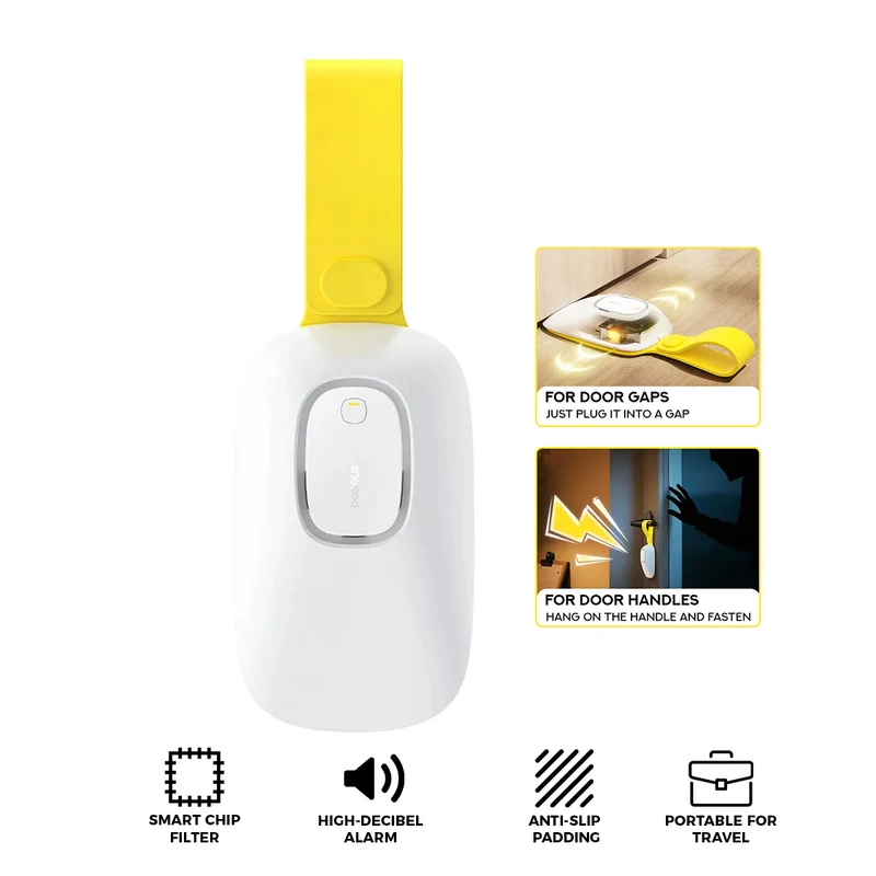 Baseus Heyo Door Stop Alarm (Moon White) (Z0004900)