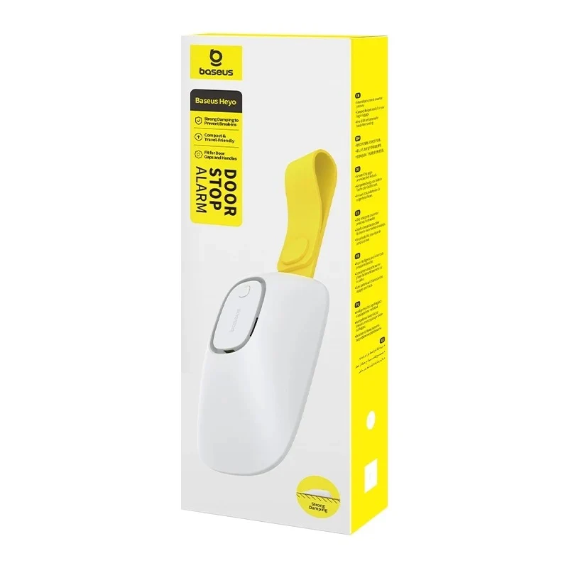 Baseus Heyo Door Stop Alarm (Moon White) (Z0004900)