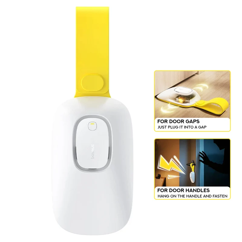 Baseus Heyo Door Stop Alarm (Moon White) (Z0004900)