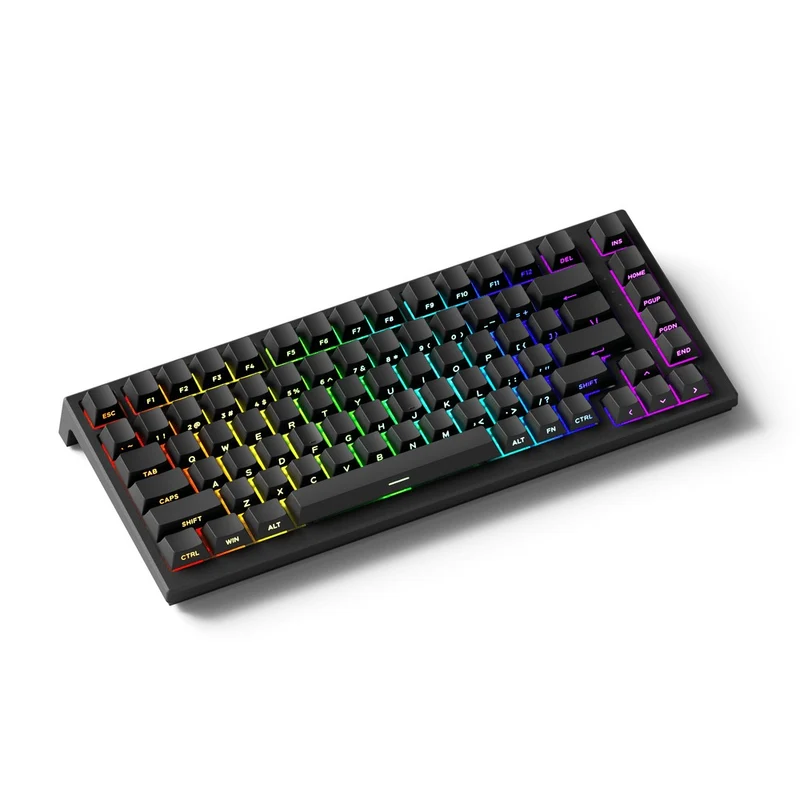 Akko TAC75 HE Shine-Through Black Wired ARGB Mechanical Keyboard (Akko AstroAim Magnetic Switch)