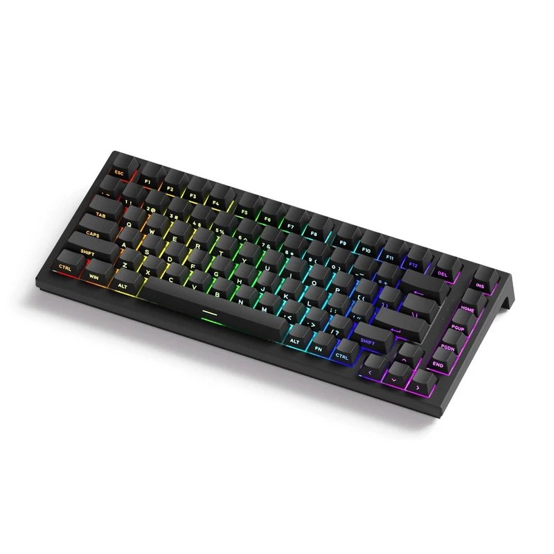 Akko TAC75 HE Shine-Through Black Wired ARGB Mechanical Keyboard (Akko AstroAim Magnetic Switch)