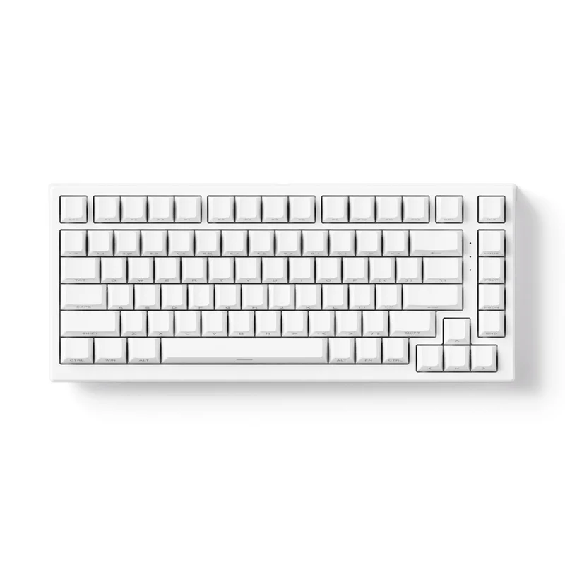 Akko TAC75 HE Shine-Through White Wired ARGB Mechanical Keyboard (Akko AstroAim Magnetic Switch)