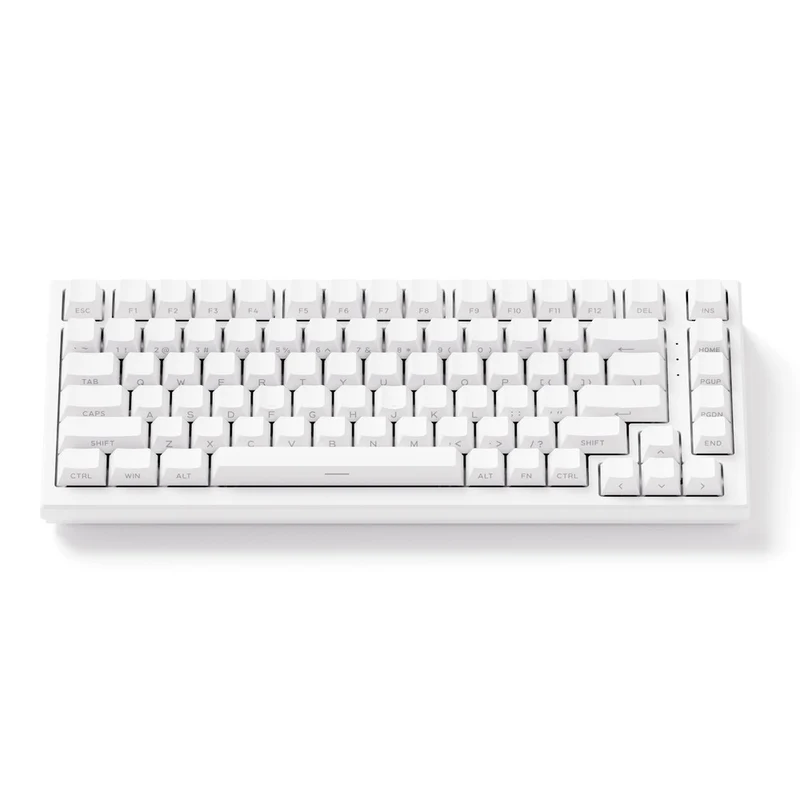 Akko TAC75 HE Shine-Through White Wired ARGB Mechanical Keyboard (Akko AstroAim Magnetic Switch)