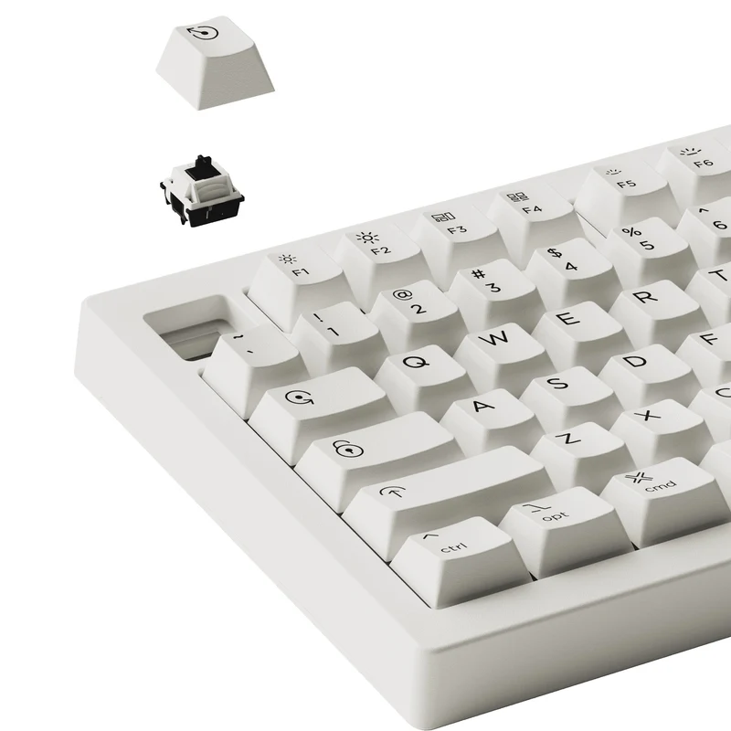 Akko 5075B Plus Air Multi-Mode South-facing RGB Backlight Hot-Swappable Mechanical Keyboard (Akko V3 Piano Pro Switch)