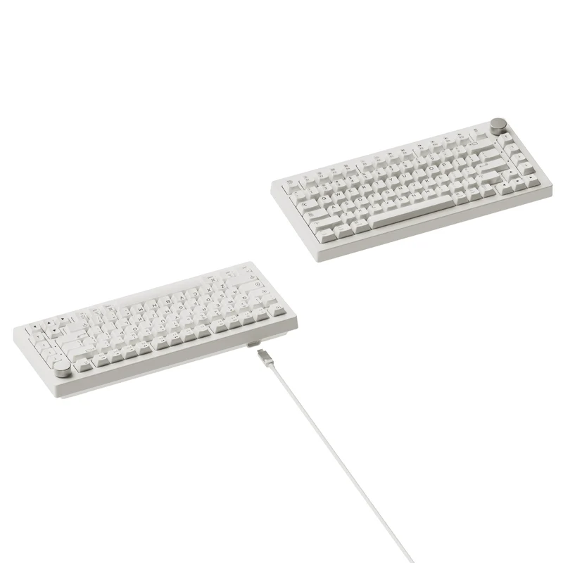 Akko 5075B Plus Air Multi-Mode South-facing RGB Backlight Hot-Swappable Mechanical Keyboard (Akko V3 Piano Pro Switch)