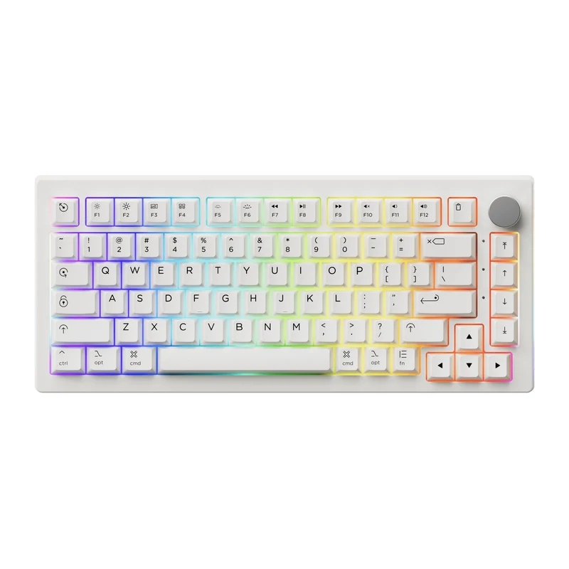 Akko 5075B Plus Air Multi-Mode South-facing RGB Backlight Hot-Swappable Mechanical Keyboard (Akko V3 Piano Pro Switch)