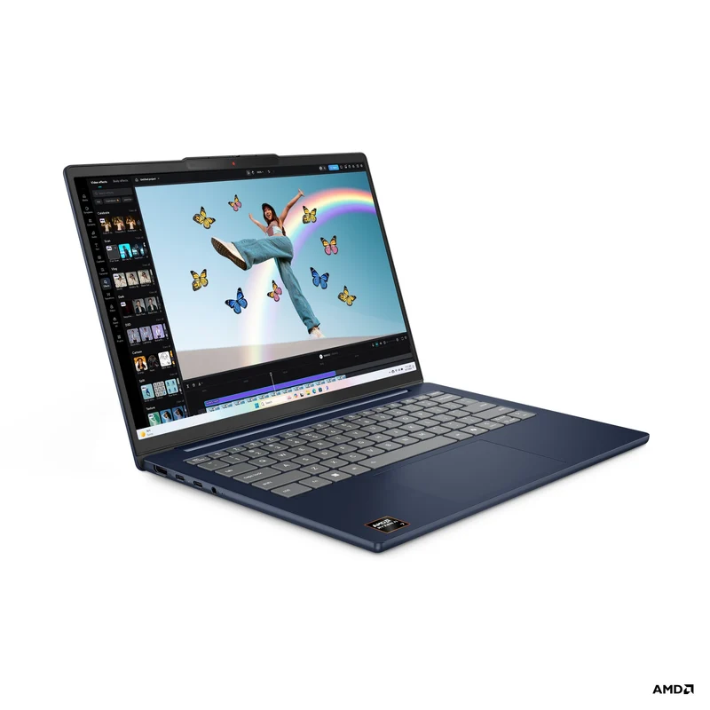 Lenovo IdeaPad Slim 5 14AKP10 83HX0025PH Laptop (Cosmic Blue) | 14" WUXGA (1920x1200) OLED | Ryzen AI 7 350 | 24GB RAM | 1TB SSD | AMD Radeon 860M Graphics | Windows 11 Home | MS Office Home 2024 + Lenovo B210 Backpack