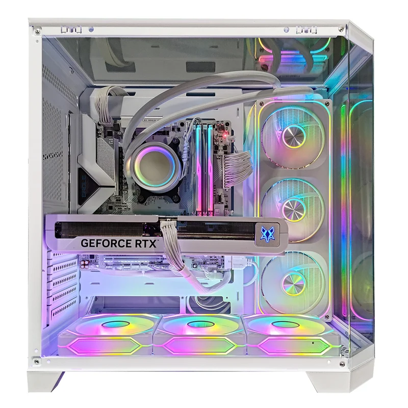Sophos Zentra White Desktop Gaming PC | AMD Ryzen 7 7700X | 32GB RAM | 1TB SSD | with WIFI + Bluetooth | GeForce RTX 5070 OC | Windows 11 Pro