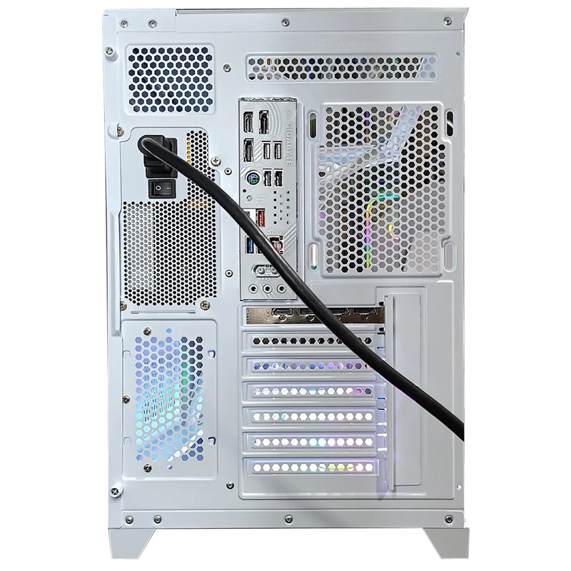 Sophos Zentra White Desktop Gaming PC | AMD Ryzen 7 7700X | 32GB RAM | 1TB SSD | with WIFI + Bluetooth | GeForce RTX 5070 OC | Windows 11 Pro