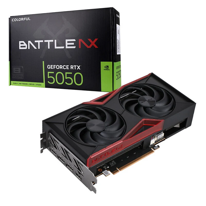 ColorFul GeForce RTX 5050 Battle AX Duo 8GB-V GDDR6 Graphics Card