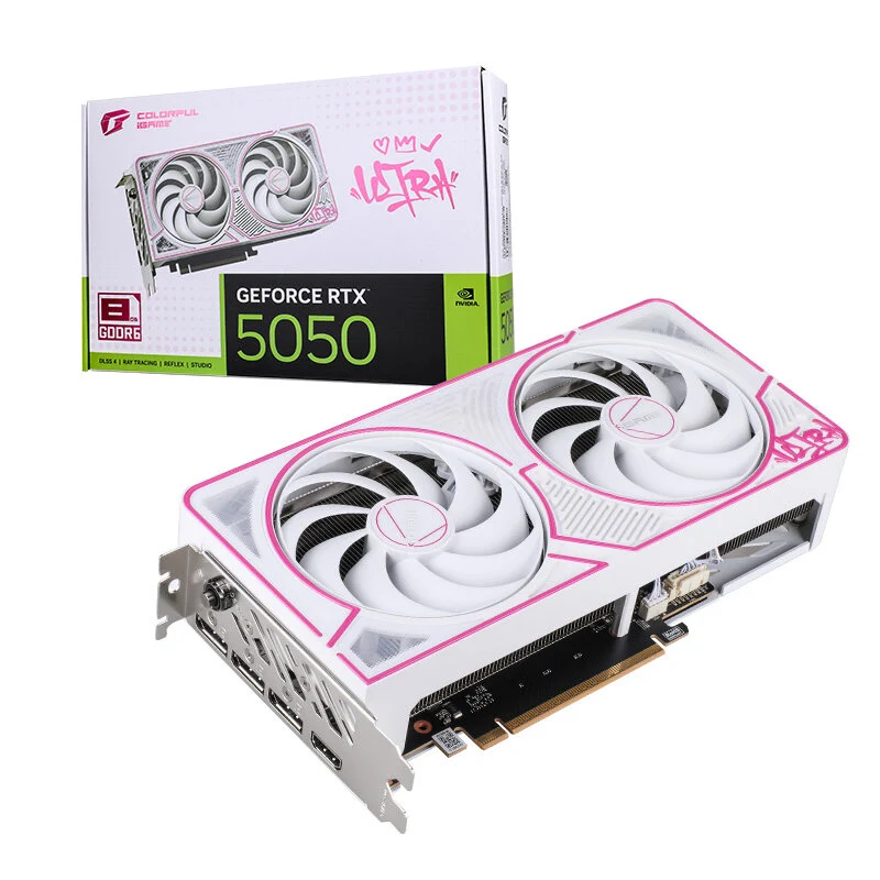 ColorFul iGame GeForce RTX 5050 Ultra W Duo OC 8GB-V GDDR6 Graphics Card