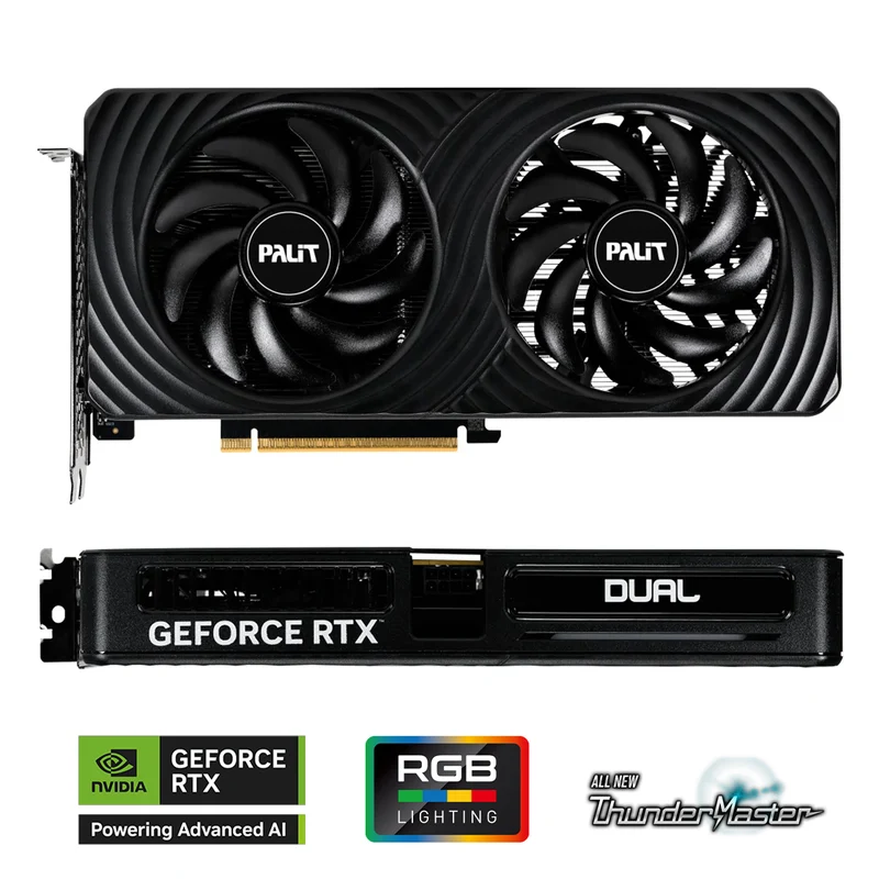 Palit GeForce RTX 5050 Dual OC 8GB GDDR6 Graphics Card