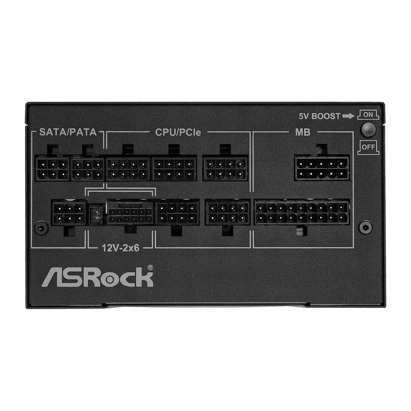 ASRock Phantom Gaming PG-850G 850W 80+ Gold & Cybenetics Gold ATX 3.1 PCIe 5.1 Full Modular Power Supply