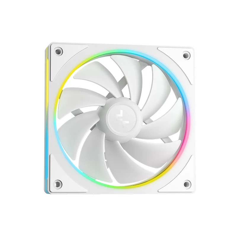 DeepCool LM240 240mm 6th Gen ARGB Liquid Cooler with 2.4" LCD Screen (Black, White) (R-LM240-BKDMMC-1, R-LM240-WHDMMC-1)