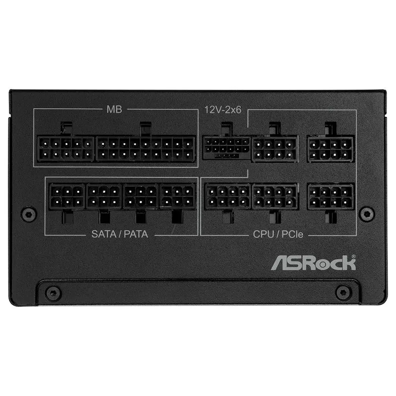 ASRock Steel Legend SL-850G 850W 80+ Gold & Cybenetics Platinum ATX 3.1 & PCIe 5.1 Full Modular Power Supply (Black)