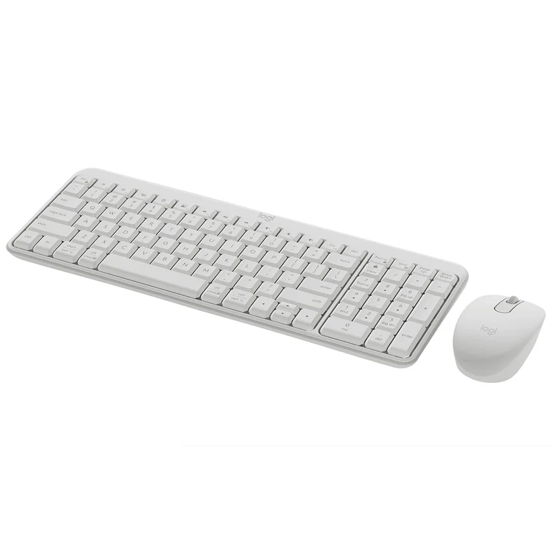 Logitech MK250 Compact Wireless Mouse and Keyboard (Off-White) (920-013560)