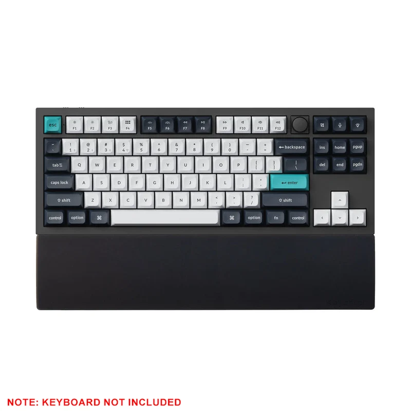 Keychron Silicone Palm Rest for Q3/V3 (Black) (PR50)
