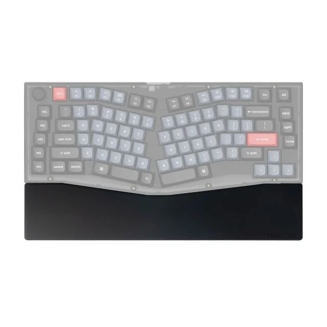 Keychron Silicone Palm Rest for Q10/Q10 Pro/V10 (Black) (PR54)