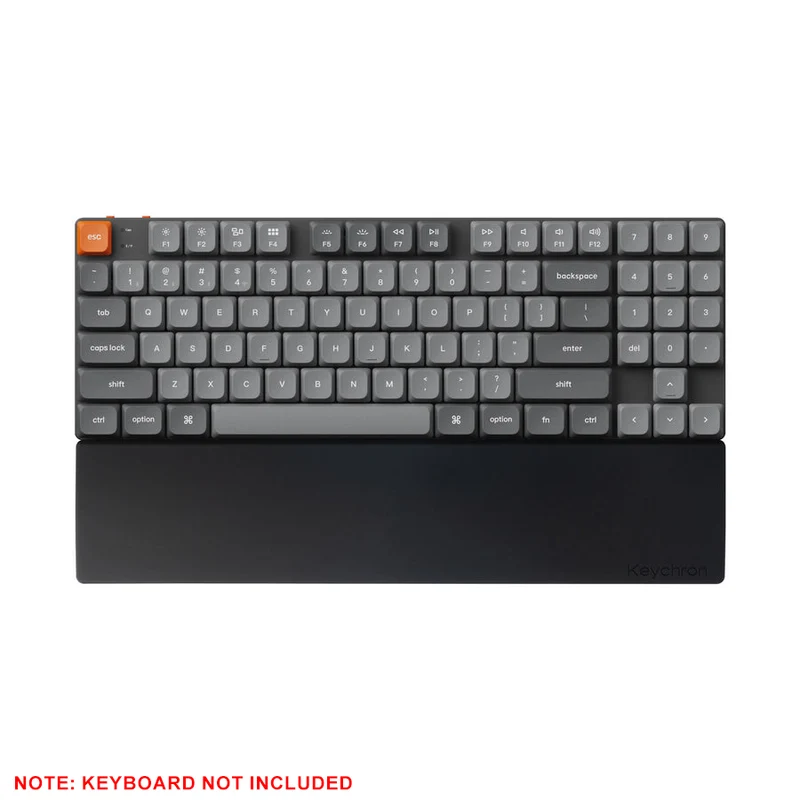 Keychron Silicone Palm Rest for K1 SE/K1 Max/K13 Pro/K13 Max (Black) (PR59)