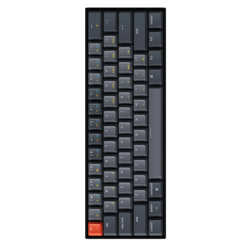 Keychron K12 Compact RGB Backlight Wireless Mechanical (Red Switch) (K12B1)