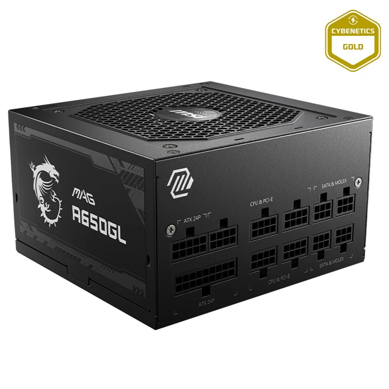 MSI MAG A650GL 650W 80+ Gold Full Modular Power Supply