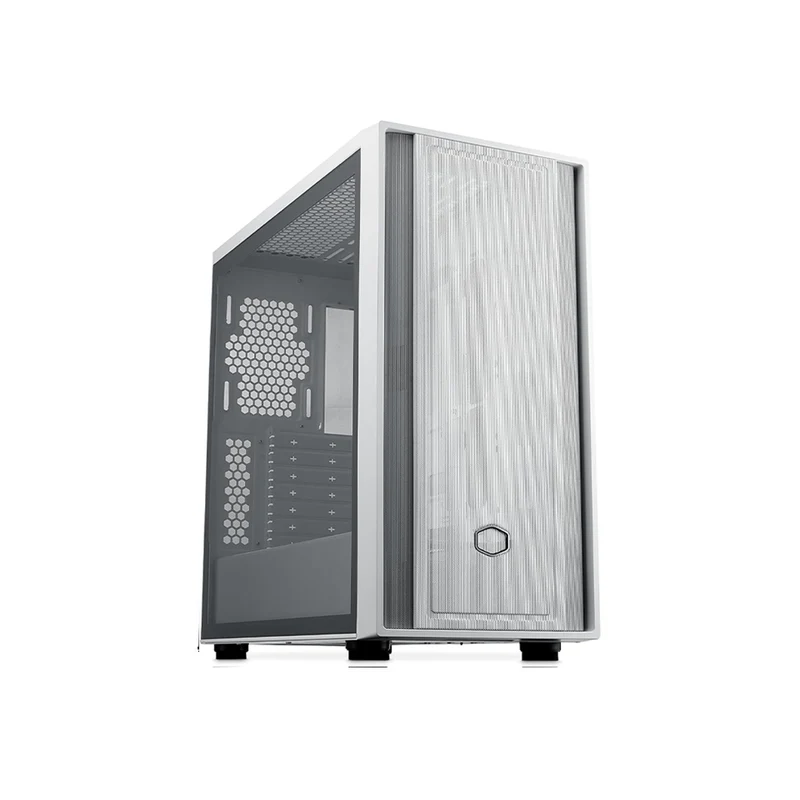 Cooler Master MasterBox 600 Lite Tempered Glass ATX Mid Tower PC Case (Black, White) (MB600L-KGNN-S00, MB600L-WGNN-S00)