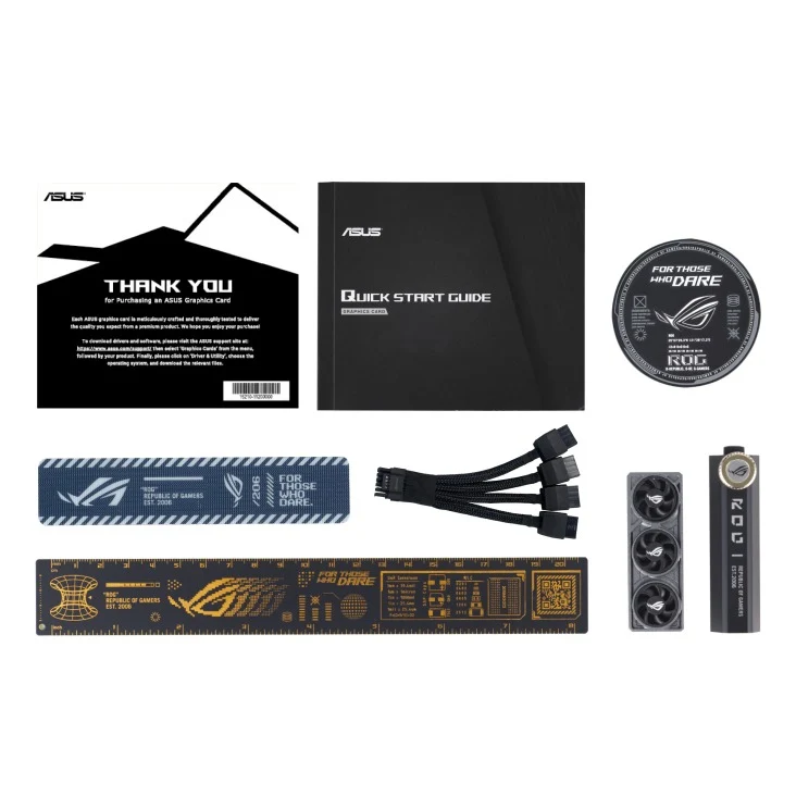 Asus ROG Astral Geforce RTX 5090 OC 32GB GDDR7 Gaming Graphics Card + Asus ROG Thor 1000W Platinum III Gaming Power Supply Bundle