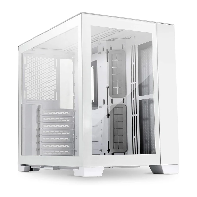 Lian Li O11 Dynamic Mini Dual Chamber Gaming PC Case (Black, Snow) (Mini-X, Mini-S)