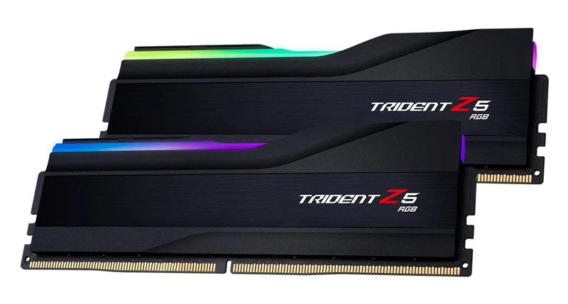 G.Skill Trident Z5 RGB 128GB (2x64GB) DDR5 6000 MT/s CL34-44-44-96 1.35V Intel XMP Memory (Matte Black) (F5-6000J3444F64GX2-TZ5RK)