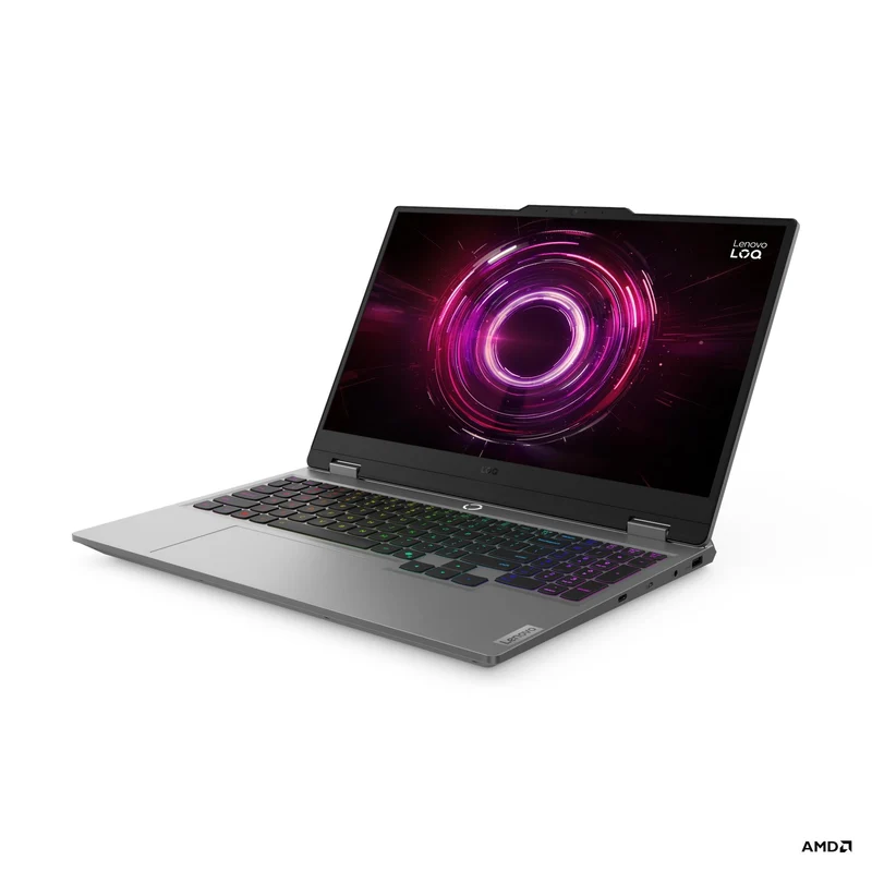 Lenovo LOQ 15AHP10 83JG001VPH Gaming Laptop (Luna Grey) | 15.6" FHD (1920x1080) IPS 144Hz | Ryzen 7 250 | 16GB RAM | 512GB SSD | RTX 5050 | Windows 11 Home + Lenovo Modern Gaming Backpack