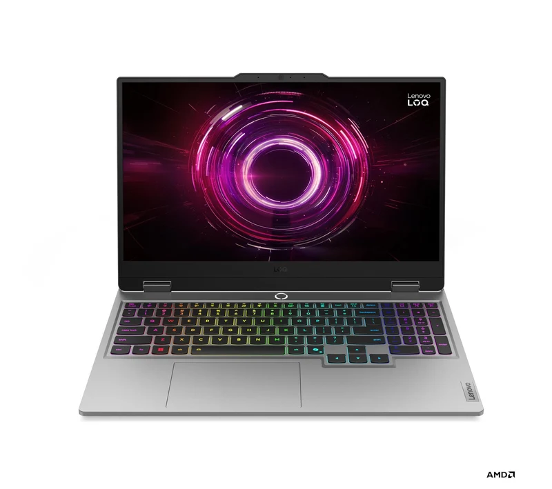 Lenovo LOQ 15AHP10 83JG001VPH Gaming Laptop (Luna Grey) | 15.6" FHD (1920x1080) IPS 144Hz | Ryzen 7 250 | 16GB RAM | 512GB SSD | RTX 5050 | Windows 11 Home + Lenovo Modern Gaming Backpack