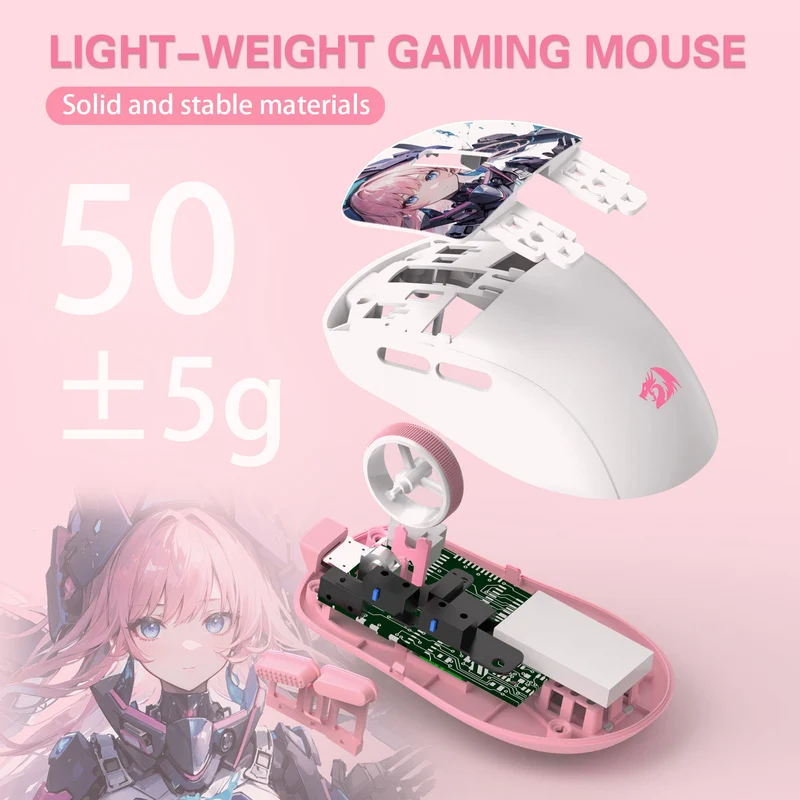 Redragon KLYAMOOR Pro Standard Ayaka Edition Gaming Mouse (M817AK-PRO-STD)