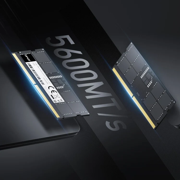 Lexar 32GB DDR5 5600MHz CL46 SODIMM Laptop Memory (LD5S32G56C46ST-BGS)