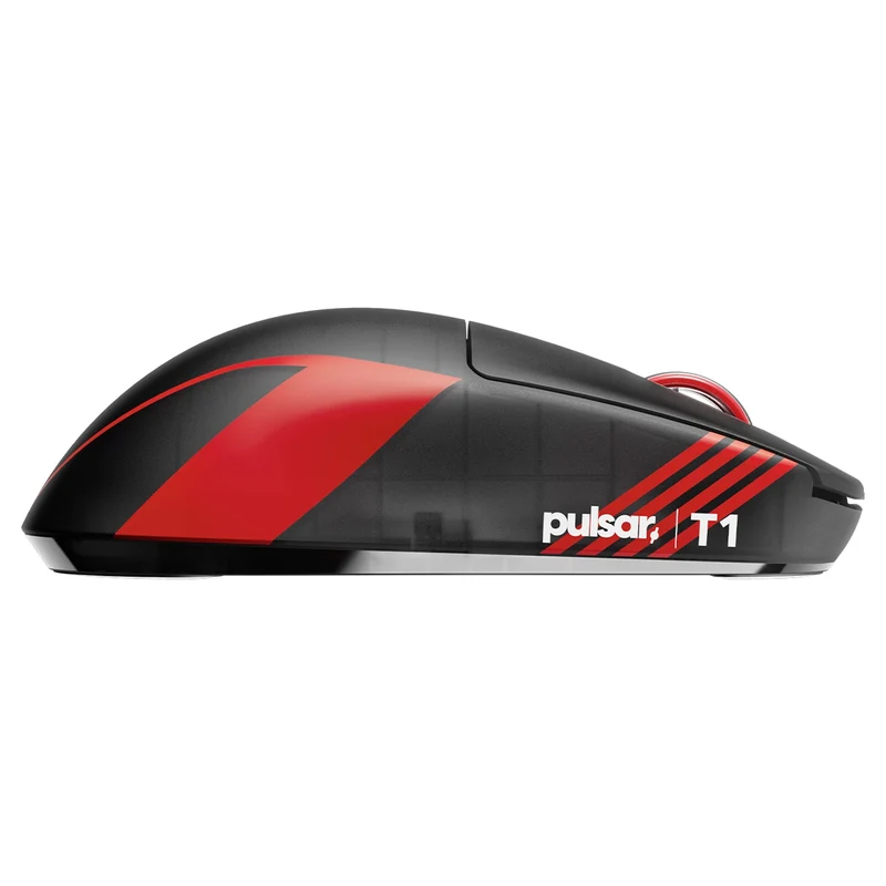 Pulsar X2 Crazylight T1 Edition 8K Polling Rate eSports Gaming Mouse (Black, Red)