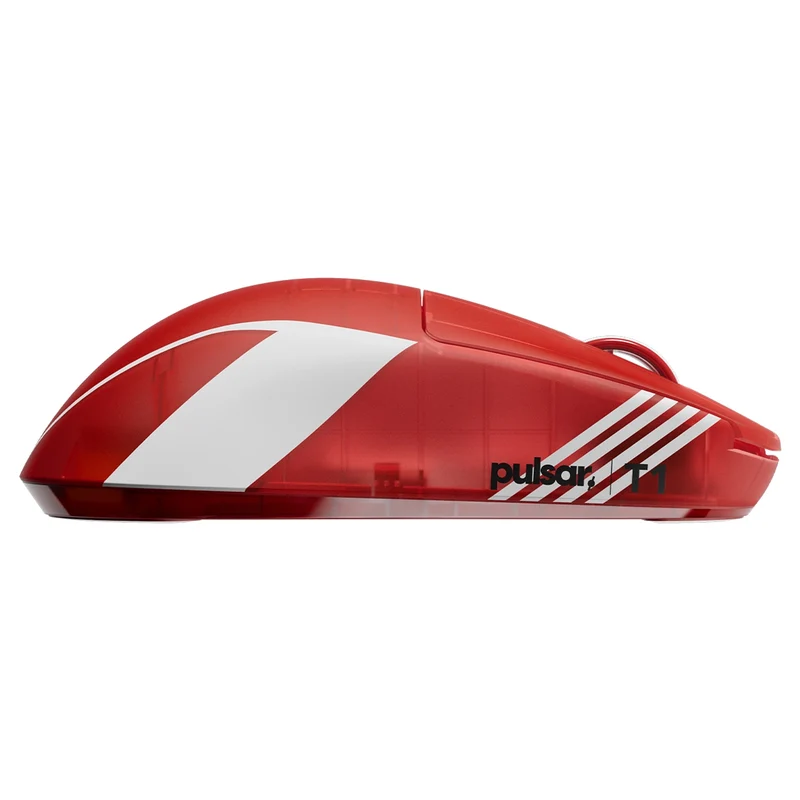 Pulsar X2 Crazylight T1 Edition 8K Polling Rate eSports Gaming Mouse (Black, Red)